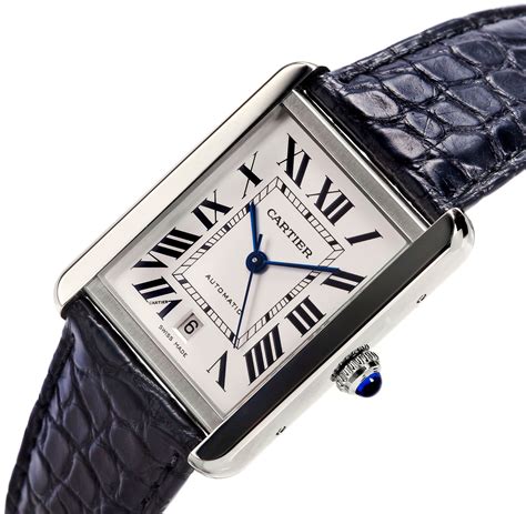 cartier tank watches for men|cartier tank solo large men's.